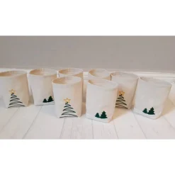 2 Lichtbeutel für LED-Teelichte oder -Dekodraht für die Weihnachtszeit, Lichtbeutel, Weihnachtsdeko, Weihnachten, Advent