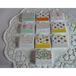 10 Mini Schultaschen für kleine Schokolade als Gastgeschenk/Tischdeko, erster Schultag,