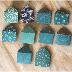 30 Mini Umschläge Floral mit Briefpapier – Kleine Briefumschläge für Geldgeschenk, Gastgeschenk & Mitbringsel