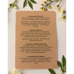 15 Minuten Achtsamkeit in der Tüte – Selfcare Geschenkset für mehr Ruhe & Entspannung