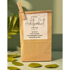 15 Minuten Achtsamkeit in der Tüte – Selfcare Geschenkset für mehr Ruhe & Entspannung