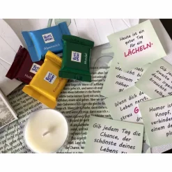 15 Minuten Glück in der Tüte - Glücksgeschenk , Geschenkverpackung