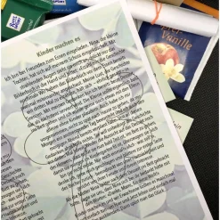 15 Minuten Glück in der Tüte - Glücksgeschenk , Geschenkverpackung