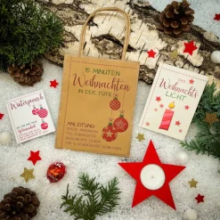 15 Minuten Weihnachten in der Tüte - Geschenk in der Tüte, Weihnachtsgeschenk, Aufmerksamkeit, Antistress, Wichteln