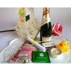 30 Minuten Wellness / Handgefertigtes Körbchen mit Inhalt um die Seele baumeln zu lassen / zum Geburtstag