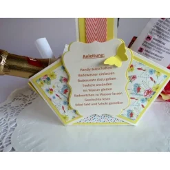 30 Minuten Wellness / Handgefertigtes Körbchen mit Inhalt um die Seele baumeln zu lassen / zum Geburtstag