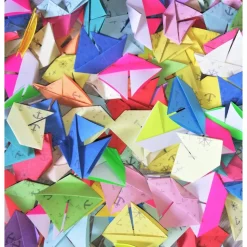 10 Origami Segelboote Tischdeko – Maritim, Bunt, Taufe, Hochzeit, Papierboote, Boote, Schiffe