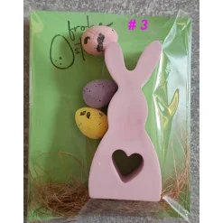 1 Osterhase aus Raysin – liebevolles Gastgeschenk, Mitbringsel oder kleiner Ostergruß