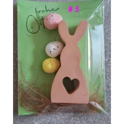 1 Osterhase aus Raysin – liebevolles Gastgeschenk, Mitbringsel oder kleiner Ostergruß