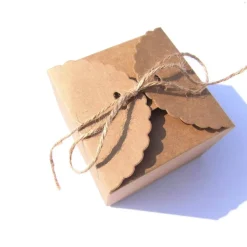 5 quadratische Geschenkboxen Geschenkkartons Verpackungen Schachtel