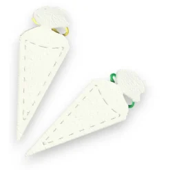 20 Schultüten gestanzt – Tonkarton & Moosgummi, Streudeko & Bastelzubehör für Einschulung & Karten