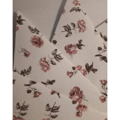 6 Spitztüten mit nostalgischen Röschen