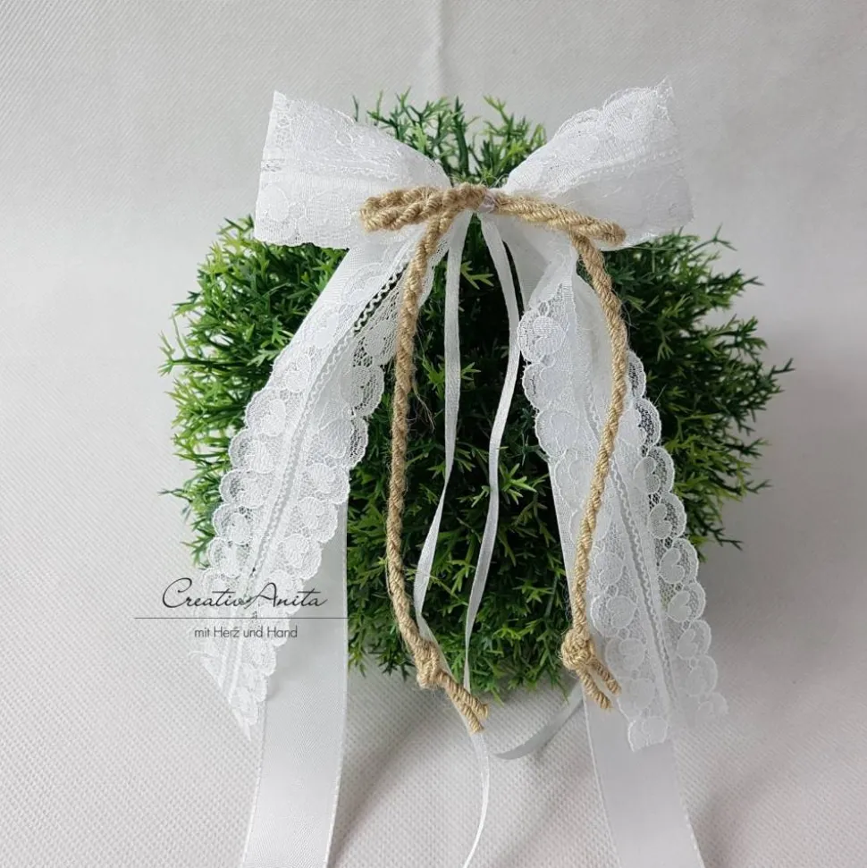 10 St. Autoschleifen VINTAGE SPITZE Antenne