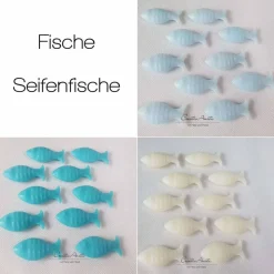 10 St. FISCHE Seifenfische NATUR Gastgeschenke