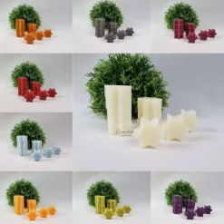 5 St. Sterne Seifensterne SCHNEEROSE Gastgeschenke - Weihnachten - Schafmilchseife