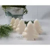 5 St. Sterne Tannenbaum - Christbaum - SCHNEEROSE Gastgeschenke Weihnachten - Schafmilchseife