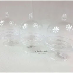 3 Stück Mini CLOCHE - Glocke als Gastgeschenke zur Hochzeit oder anderen Anlaß