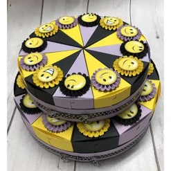 2 Stöckige Torte  - Smiley - 24 Stück