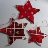 3 Sterne Weihnachten 1x klein, 2x groß, Sterne zum Aufhängen, Set 24