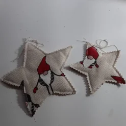 2 Sterne Weihnachten 1x klein, 1x groß, Sterne zum Aufhängen, Set 20