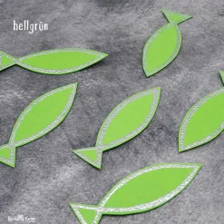 20 Streuteile Deko Fische – Handgemachte Tischdeko für Konfirmation, Kommunion, Taufe & Firmung