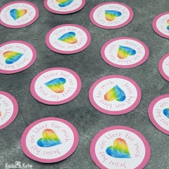 20 Streuteile Deko Kommunion - Jesus hat ein Herz für mich -  (2)