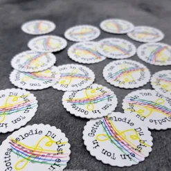 20 Streuteile Deko Kommunion "Du bist ein Ton in Gottes Melodie"