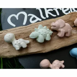 4 TafelKreide "Dino" Geburtstag * Dinoparty * bunte Malkreide * Straßenkreide * tolles Mitgebsel oder Geschenk *