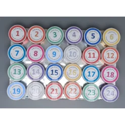 24 Teelichter mit geheimen Botschaften – Adventskalender Füllung & DIY Geschenkidee