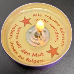 24 Teelichter mit versteckten Botschaften – Adventskalender Füllung & Geschenkidee
