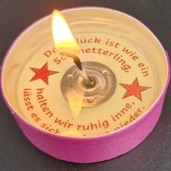 24 Teelichter mit versteckten Botschaften – Adventskalender Füllung & Geschenkidee