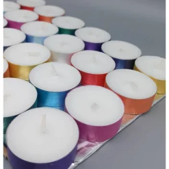 24 Teelichter mit versteckten Botschaften – Adventskalender Füllung & Geschenkidee