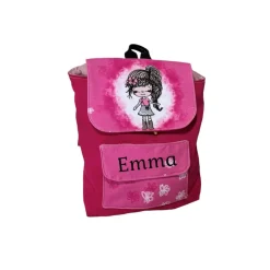 2 teiliges Set Kleid Kindergarten Rucksack - personalisierbar mit Namen und passendem Sommerkleid