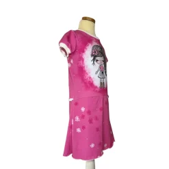 2 teiliges Set Kleid Kindergarten Rucksack - personalisierbar mit Namen und passendem Sommerkleid