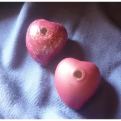 2 Tischkartenhalter ,Herzen,Keramik, Hochzeit,Taufe,Konfirmation, Kommunion,Geburtstag