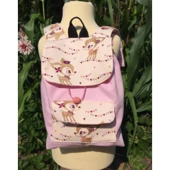 2 tlg. Set bestehend aus Kindergarten Rucksack und Turnbeutel. Hafenkitz gold mit und ohne Namen