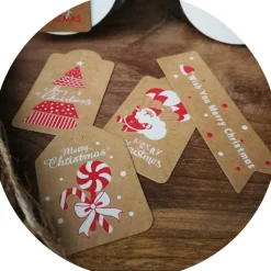 6 weihnachtliche Einmachgläser inkl. Etiketten für handmade Geschenke