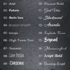 15 x 17 cm Schieferherz mit Gravur – personalisierter Gedenkstein mit Foto & Wunschtext als wetterfester Grabschmuck