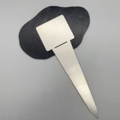 30 x 20 cm Wolke Schiefertafel mit Gravur – Personalisierter Gedenkstein mit Foto & Wunschtext – wetterf