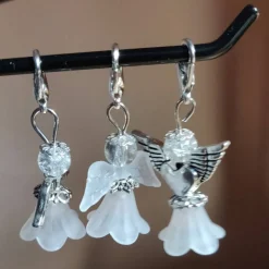 5 x Gastgeschenk Schutzengel im Organzasäckchen