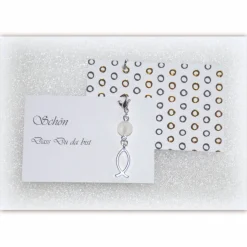 8 x Gastgeschenke Fisch für Taufe oder Kommunion, Give Away Fischlein