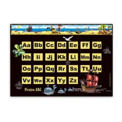 ABC Lernposter | Pirat - gelb