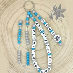 ABC Rechenkette Zählkette mit Name - Endlich Schule - Geschenk zur Einschulung -