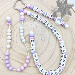 ABC Rechenkette Zählkette mit Name Einhorn - Endlich Schulkind -Geschenk zur Einschulung-