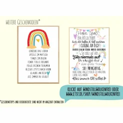 Abschiedsgeschenk Erzieherin Tagesmutter Kinderpflegerin Geschenk Danke personalisiert mit Namen