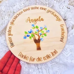 Abschiedsgeschenk Erzieherin | Geschenkidee Tagesmutter | personalisiertes Geschenk Lehrerin | Dankeschön zum Abschied |