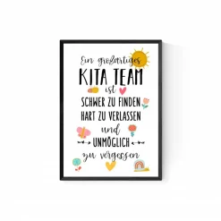 Abschiedsgeschenk Kindergarten Kita Team Erzieherin Geschenk Danke