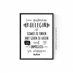 Abschiedsgeschenk Kollegin Arbeitskollegin Verabschiedung Ruhestand Rente Geschenk Poster Bild