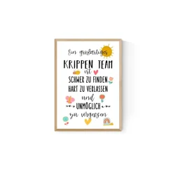 Abschiedsgeschenk Krippe Kita Team Erzieherin Geschenk Danke Geschenk Abschied
