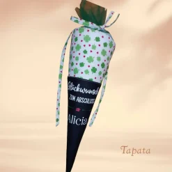 Abschlusstüte - Glückwunsch zum Schulabschluss personalisierbar mit Namen